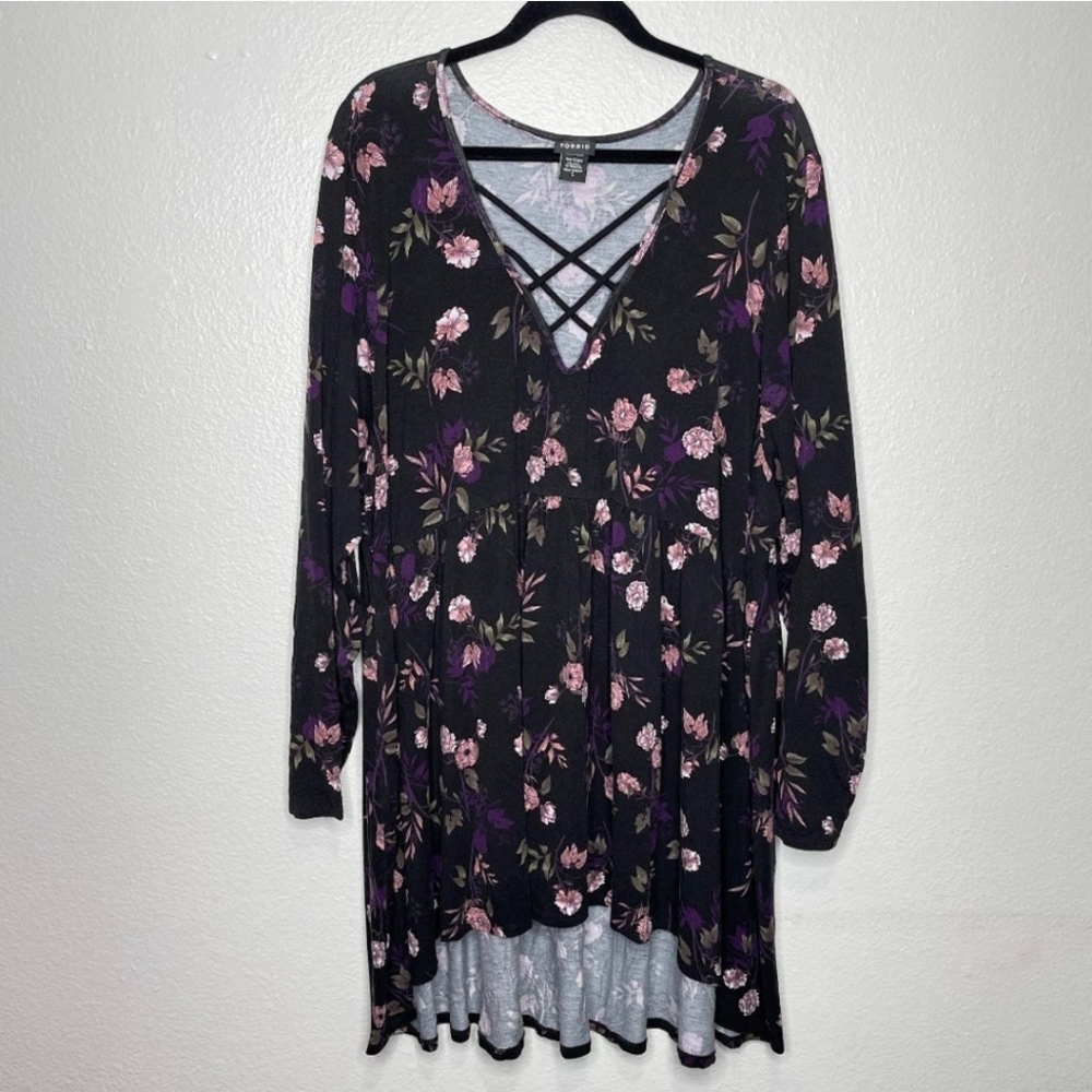 TORRID floral print women's dress 5